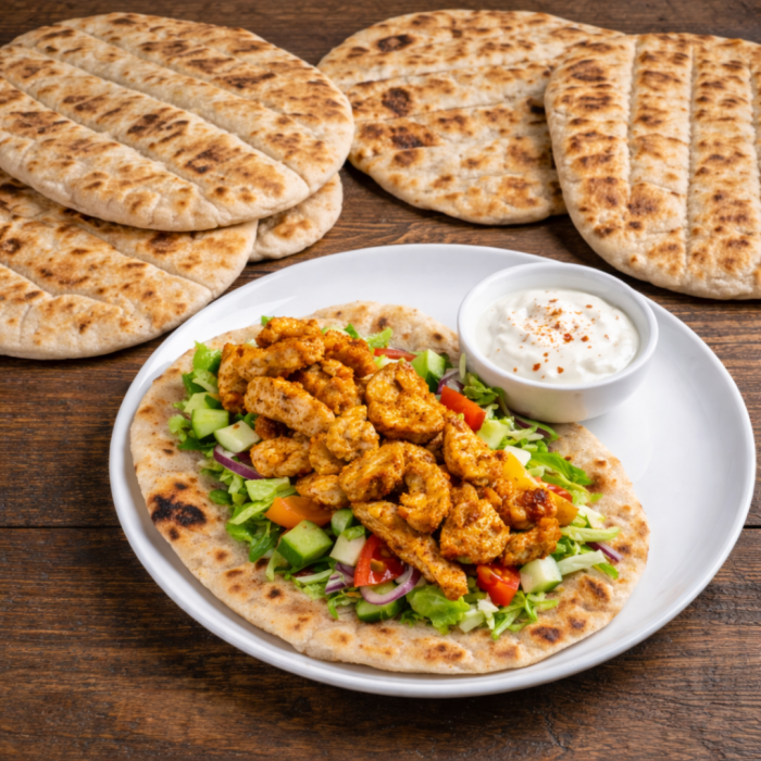 Pitta Breads Machine Made