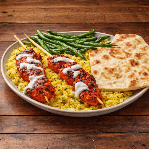 Delightful Tandoori Chicken Skewer Platter