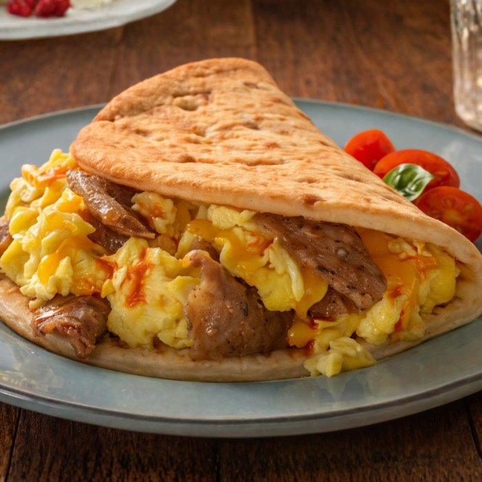 Golden Greek Sunrise Pita