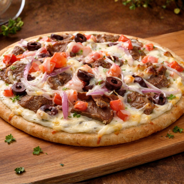 Mediterranean Gyros Pizza