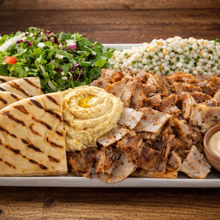 Golden Chicken Shawarma Platter