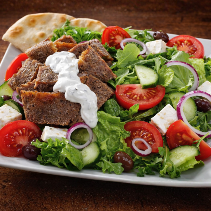 Golden Gyros Salad