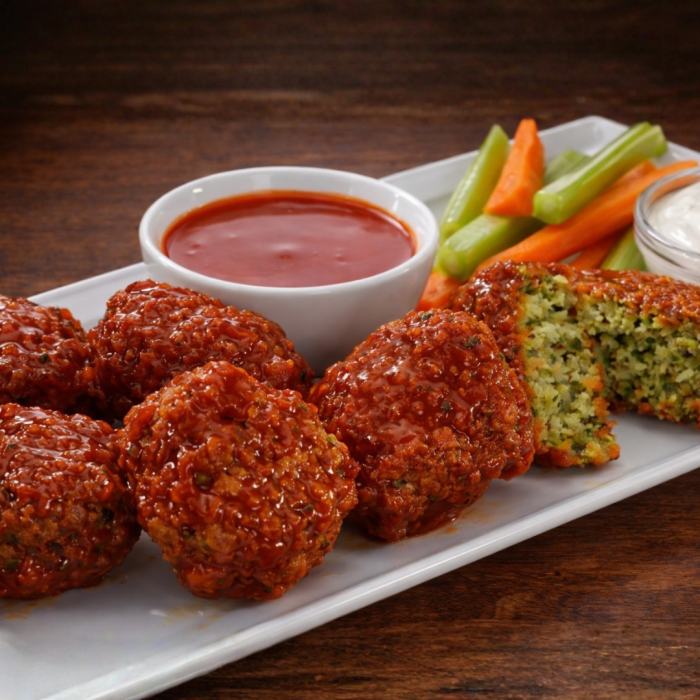 Falafel Buffalo Fritters